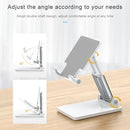 CCT7 Universal Portable Folding Desktop Holder Bracket for Mobile Phone Tablet(Black)