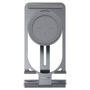 NILLKIN 2 in 1 15W PoweHold Mini Vertical Foldable Detachable Wireless Charger Mobile Phone Holder (Dark Gray)