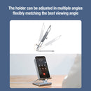 NILLKIN 2 in 1 15W PoweHold Mini Vertical Foldable Detachable Wireless Charger Mobile Phone Holder (Silver)