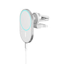 X19 Magsafe Car Air Outlet Vent Mount Clamp Holder 15W Fast Charging Qi Magnetic Wireless Charger For iPhone 12 Series