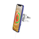 X19 Magsafe Car Air Outlet Vent Mount Clamp Holder 15W Fast Charging Qi Magnetic Wireless Charger For iPhone 12 Series