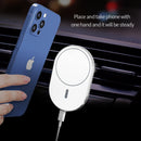 X19 Magsafe Car Air Outlet Vent Mount Clamp Holder 15W Fast Charging Qi Magnetic Wireless Charger For iPhone 12 Series