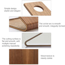 JS01 Wooden Desktop Phone Holder Universal Curved Wood Support Frame For Tablet Phones (Bamboo)