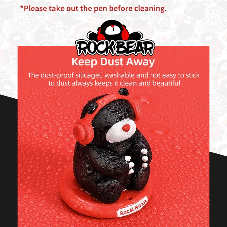 ROCK SPACE RPC1616 For Huawei M-Pen 2 Bear Hug Shape Silicone Base Multifunctional Storage Bracket with Spare Nib Storage Slot