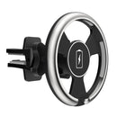 R-JUST CZ01 MagSafe Wireless Charging Car Holder (Silver)