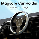 R-JUST CZ01 MagSafe Wireless Charging Car Holder (Silver)