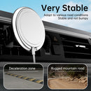 R-JUST CZ01 MagSafe Wireless Charging Car Holder (Silver)