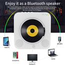 The Second Generation Portable Digital Display Bluetooth Speaker CD Player with Remote Control (Black)