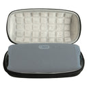 EVA Portable Bluetooth Speaker Storage Box with Shoulder Strap & Carabiner For JBL Charge 5 (Black)