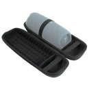 EVA Portable Speaker Storage Box Protective Cover with Shoulder Strap & Carabiner For JBL Charge 5 (Black)
