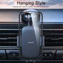 USAMS ZJ063 Car Center Console Retractable Phone Holder for 4.7-7.2 inch Mobile Phones (Black)