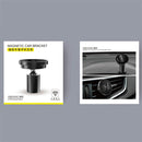 12PROBCD Aluminum Alloy MagSafe Magnetic Car Holder for iPhone 12 Series(Black)