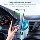 USAMS US-CD170 15W Air Outlet Magnetic Wireless Charging Car Phone Holder Bracket