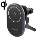 MOMAX CM19D Q.MAG MOUNT2 Mini Magnetic Wireless Fast Charging Car Holder for iPhone 12 / 13 Series
