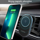 MOMAX CM19D Q.MAG MOUNT2 Mini Magnetic Wireless Fast Charging Car Holder for iPhone 12 / 13 Series