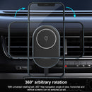 MOMAX CM19D Q.MAG MOUNT2 Mini Magnetic Wireless Fast Charging Car Holder for iPhone 12 / 13 Series