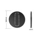 R-JUST HZ17 W-type Magnetic Mobile Phone Holder for iPhone 12 / 13 Series(Black)