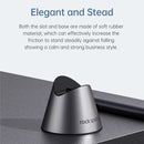ROCK SPACE RPC1617 For Huawei M-Pen 2 Silicone + Aluminum Alloy Business Style Base Multifunctional Storage Bracket with Spare Nib Storage Slot