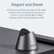 ROCK SPACE RPC1617 For Huawei M-Pen 2 Silicone + Aluminum Alloy Business Style Base Multifunctional Storage Bracket with Spare Nib Storage Slot
