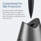 ROCK SPACE RPC1617 For Huawei M-Pen 2 Silicone + Aluminum Alloy Business Style Base Multifunctional Storage Bracket with Spare Nib Storage Slot