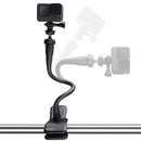 Flexible Arm Desktop Rod Action Camera Phone Holder Stand(Black)