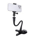 Flexible Arm Desktop Rod Action Camera Phone Holder Stand(Black)