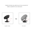 CaseMe Universal Stand Paste Type 360 Degree Rotation Magnetic Car Mount Phone Holder, For iPhone, Galaxy, Sony, Lenovo, HTC, Huawei, and other Smartphones(Red)