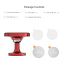 CaseMe Universal Stand Paste Type 360 Degree Rotation Magnetic Car Mount Phone Holder, For iPhone, Galaxy, Sony, Lenovo, HTC, Huawei, and other Smartphones(Red)