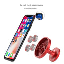 CaseMe Universal Stand Paste Type 360 Degree Rotation Magnetic Car Mount Phone Holder, For iPhone, Galaxy, Sony, Lenovo, HTC, Huawei, and other Smartphones(Red)