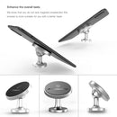 CaseMe Universal Stand Paste Type 360 Degree Rotation Magnetic Car Mount Phone Holder, For iPhone, Galaxy, Sony, Lenovo, HTC, Huawei, and other Smartphones(Silver)