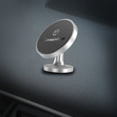CaseMe Universal Stand Paste Type 360 Degree Rotation Magnetic Car Mount Phone Holder, For iPhone, Galaxy, Sony, Lenovo, HTC, Huawei, and other Smartphones(Silver)