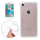 For iPhone 8 & 7 Shock-resistant Cushion TPU Protective Case (Transparent)
