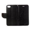 For iPhone 8 & 7 Pressed Flowers Horizontal Flip Leather Case with Holder & Card Slots & Wallet(Black)