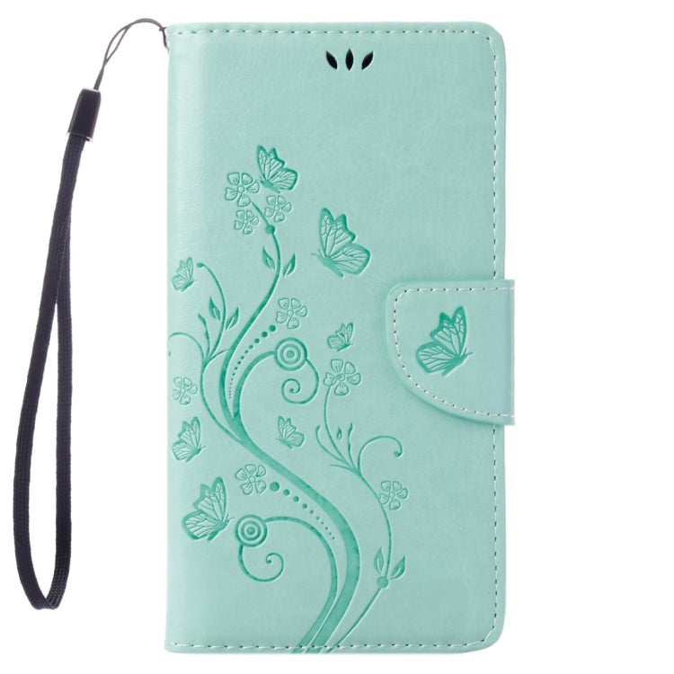 For iPhone 8 & 7 Pressed Flowers Horizontal Flip Leather Case with Holder & Card Slots & Wallet(Green)