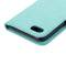 For iPhone 8 & 7 Pressed Flowers Horizontal Flip Leather Case with Holder & Card Slots & Wallet(Green)