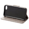 For iPhone 8 & 7 Pressed Flowers Horizontal Flip Leather Case with Holder & Card Slots & Wallet(Grey)