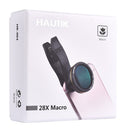 HAUTIK HK-003 28X Macro Lens with Clip, For iPhone, Galaxy, Sony, Lenovo, HTC, Huawei, Google, LG, Xiaomi, other Smartphones and Ultra-thin Digital Camera