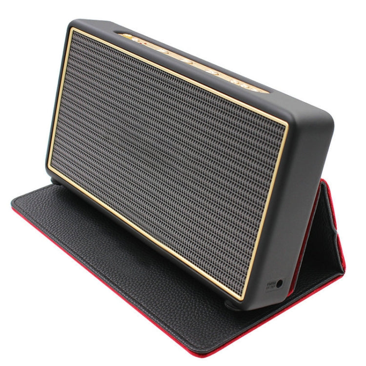 Wireless Bluetooth Speaker Litchi Texture Protective Leather Case for Marshall Stockwell