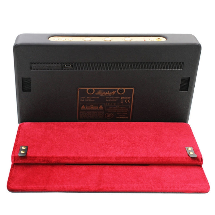Wireless Bluetooth Speaker Litchi Texture Protective Leather Case for Marshall Stockwell
