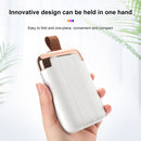 Luggage-shaped Retractable Folding Desktop Stand for Mobile Phones and Tablets Under 13 inch (White)