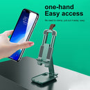 Luggage-shaped Retractable Folding Desktop Stand for Mobile Phones and Tablets Under 13 inch (White)