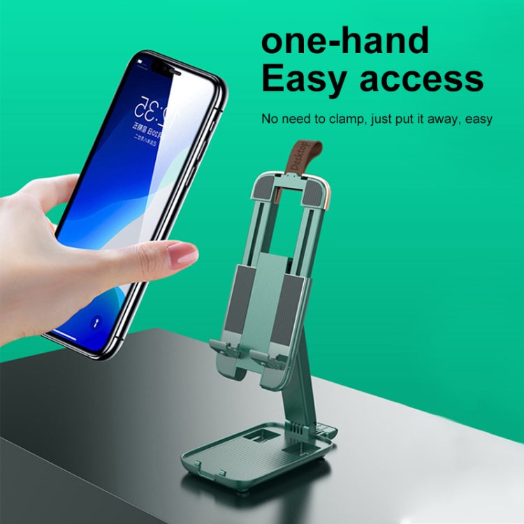 Luggage-shaped Retractable Folding Desktop Stand for Mobile Phones and Tablets Under 13 inch (Black)