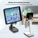 Luggage-shaped Retractable Folding Desktop Stand for Mobile Phones and Tablets Under 13 inch (White)