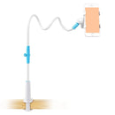 UBN-48 Extended Version Rotatable and Detachable Lazy Desktop Bedside Stand Mobile Phone Stand, Height: 130cm (Blue)