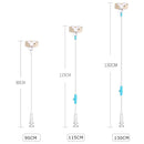 UBN-48 Extended Version Rotatable and Detachable Lazy Desktop Bedside Stand Mobile Phone Stand, Height: 130cm (Blue)