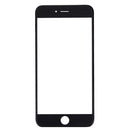 Front Screen Outer Glass Lens with Front LCD Screen Bezel Frame for iPhone 7 (Black)