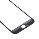 Front Screen Outer Glass Lens with Front LCD Screen Bezel Frame for iPhone 7 (Black)