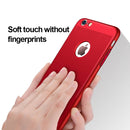 MOFi for iPhone 7 Honeycomb Texture Breathable PC Shockproof Protective Back Cover Case(Red)