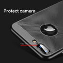 MOFi for iPhone 7 Honeycomb Texture Breathable PC Shockproof Protective Back Cover Case(Red)