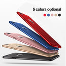 MOFi for iPhone 7 Honeycomb Texture Breathable PC Shockproof Protective Back Cover Case(Red)